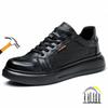 Plastic Toe Safety Boots Black Leather Electrician Work Shoes Men Waterproof Sneakers Anti Puncture Soft Safety Shoes for Man