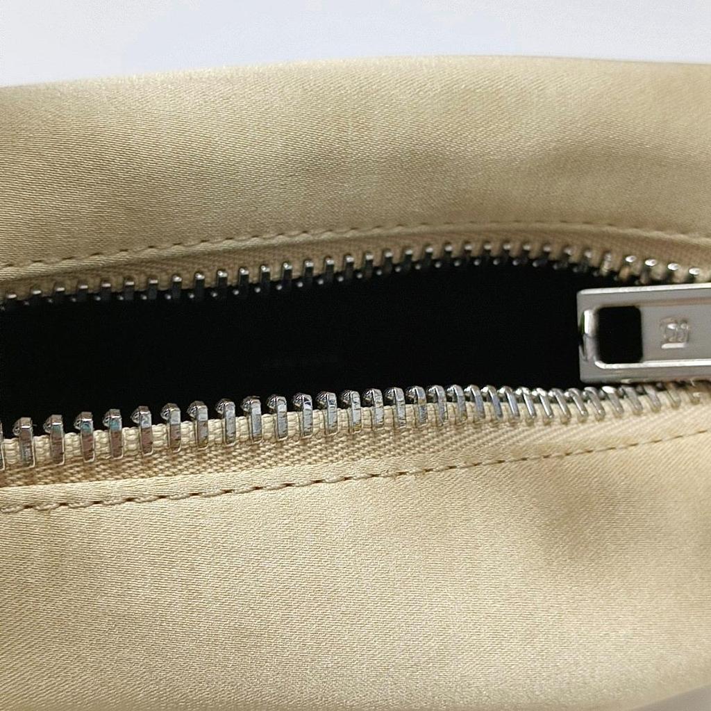 [Pre-Owned] Heirloom Series Shoulder Strap Rhinestone Logo Satin Nylon Tote Bag - Good #1GTUEUN