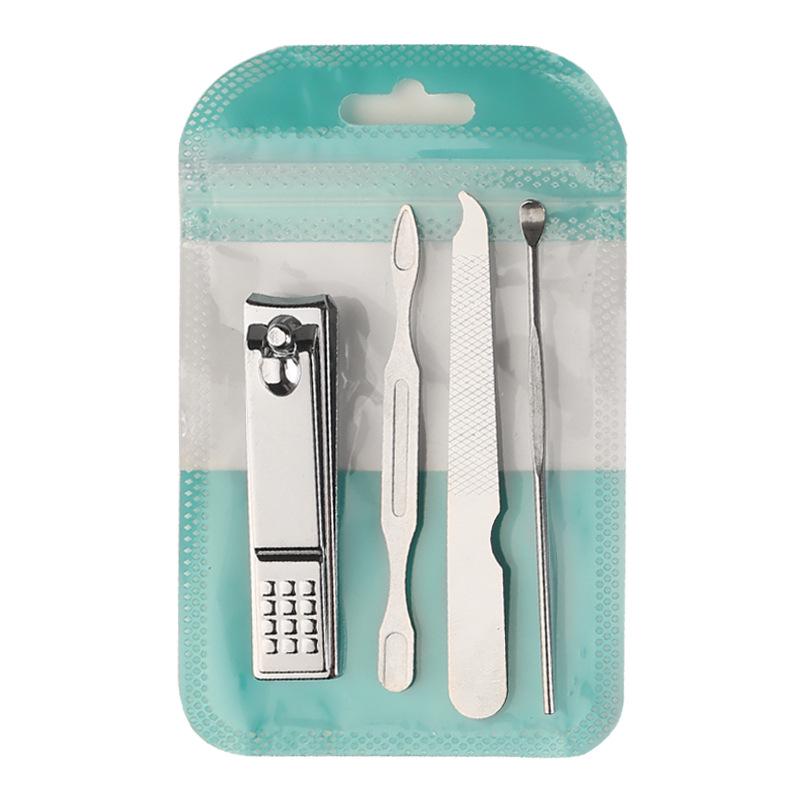 

Набор из черных кусачек для ногтей из нержавеющей и углеродистой стали и ножниц цвета розового золота