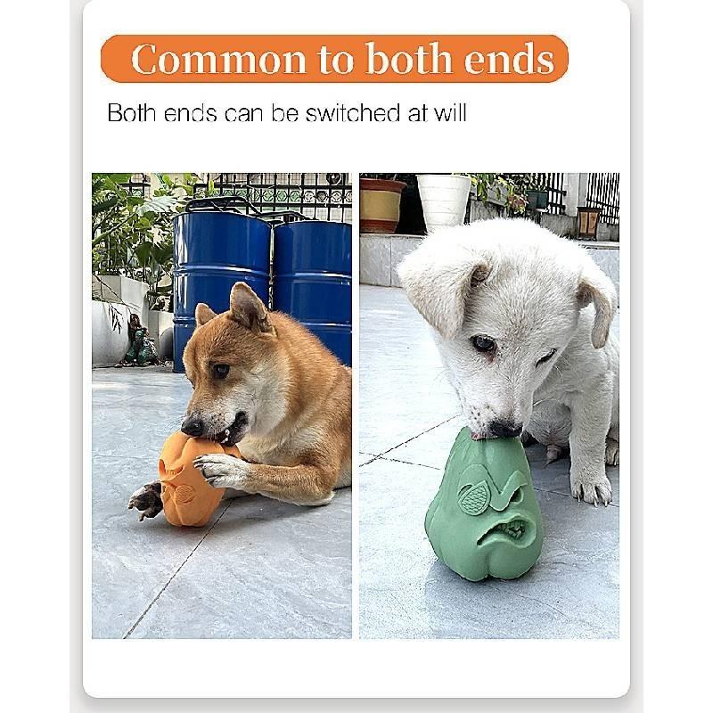 Durable Silicone Pet Food Toy Pumpkin Pirate Design For Dogs And Cats Anti-bite