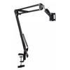 Microphone Arm Stand Adjustable Suspension Boom Scissor Mic Stand Microphone Desk Mount Stand with Mic Clip
