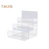 Purse Display Stand Wallet Handbag Organizer Trapezoidal Multi Tiers Jewelry Riser Display Rack Cosmetic Perfume Sunglasses Acrylic Display Shelf