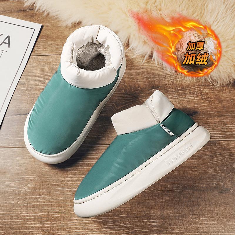 Snow boots winter new velvet thickened cotton boots bread warm cotton shoes
