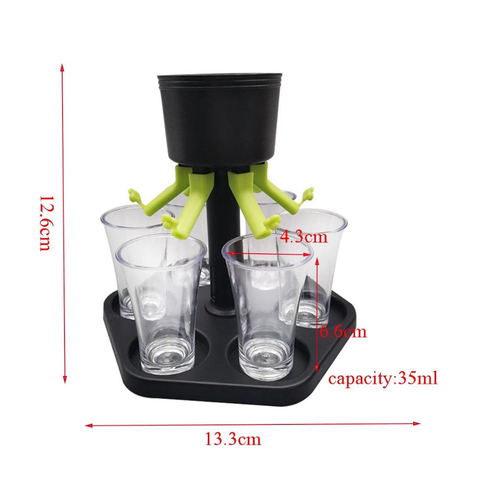 Shot Glasses Whisky Dispense Funnel PE Beer Dispenser Rack Wine Dispenser Wine Set Bar Accessories