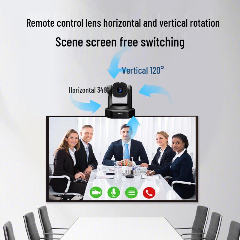 Lenovo YT-HD18W AI Tracking 1080P PTZ Video Conference Camera (CN Version)