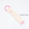 3.2CM Wide INS Style DIY Canvas Keychain Embroidered Name Tag