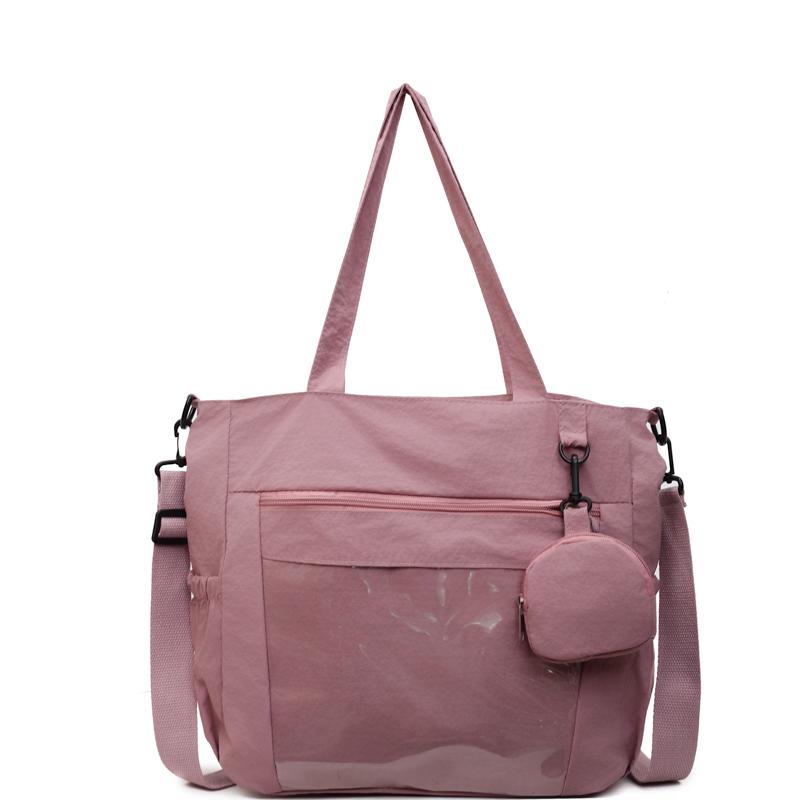 Student Book Bag Lightweight Shoulder Bag Women's Commuter Tote Bag Large Capacity Crossbody Bag