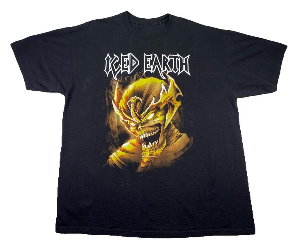 

Iced Earth Band Shirt Short Sleeve Black Unisex S4XL Unisex T-Shirt S