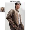 Peacebird Men's Retro Washed Gradient Denim Shirt