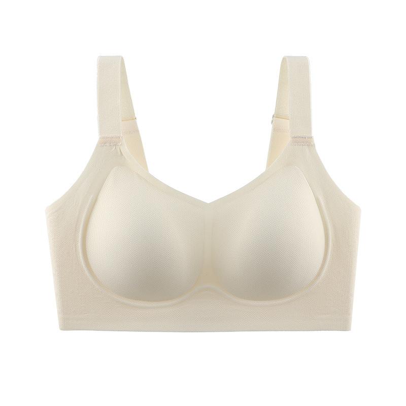 Original seamless thin comfortable breast anti-sagging gathering bra cover