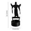 Halloween Funny Shadow Stand Foldable Horror Candle Holder Multi-Purpose Projection Candle Stand Atmosphere Arrangement Craft