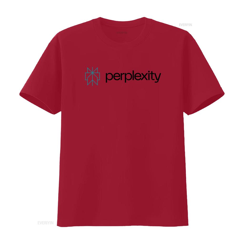 Perplexity AI T Shirt Cool Minimal Artificial Intelligence Tech for Vintage Washed Fashion Homme Top For Everyday Wear