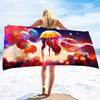 Asciugamano da Spiaggia Senza Sabbia Medusa Asciugatura Rapida Assorbente Coperta da Nuoto Leggero Compatto Accessori da Spiaggia per Viaggi Piscina Yoga