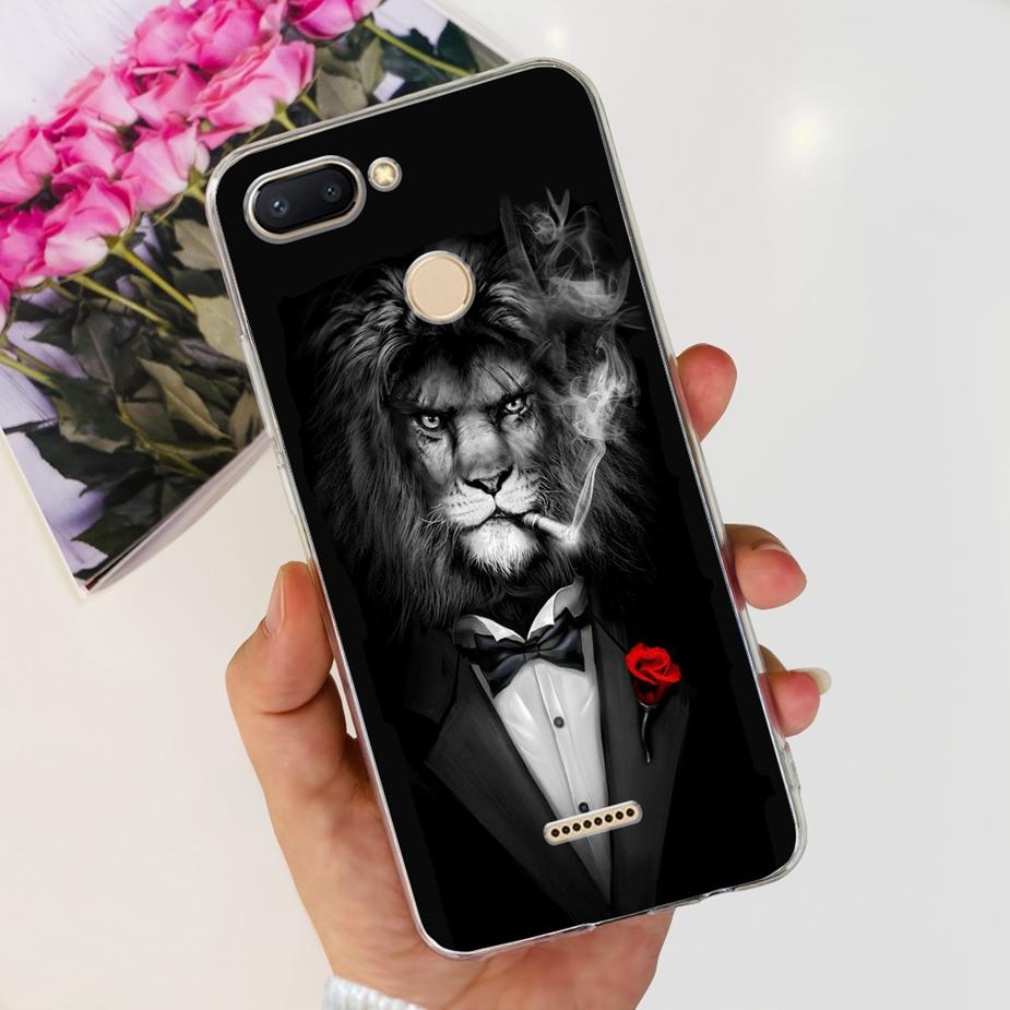 For Xiaomi Redmi 6 6A Case Cute Painted Cover Clear Silicone Phone Case Soft TPU Shell For Redmi 6A Redmi6 Redmi6A Fundas Bumper