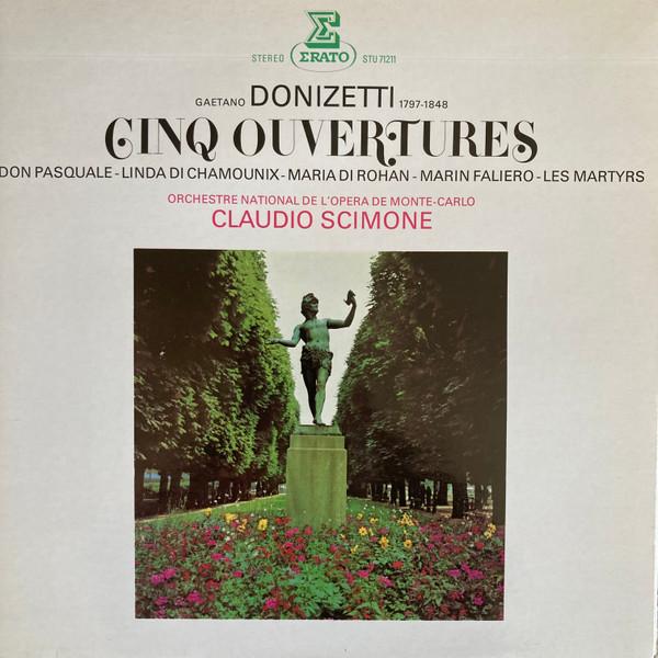

LP Record DONIZETTI Cinq Overtures STU71211 ERATO 1979 France Classical Used