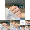 Elegant 925 Sterling Silver Korean Style Vintage Adjustable Open Finger Ring For Women