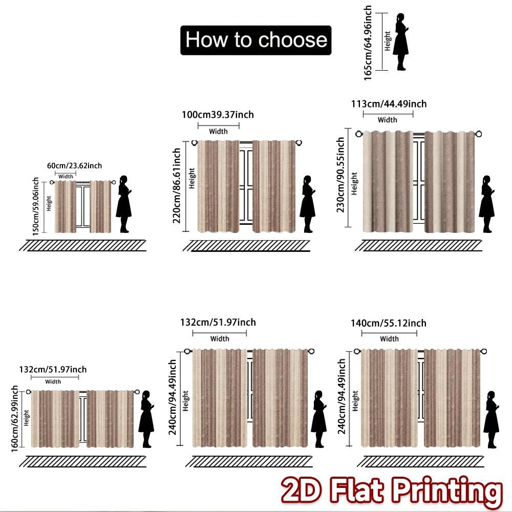 1pc 2D flat Photography Backdrop Popular Backdrop Brown and Beige Stripes 100% Polyester Vibrant Reunion Use for Holiday parties