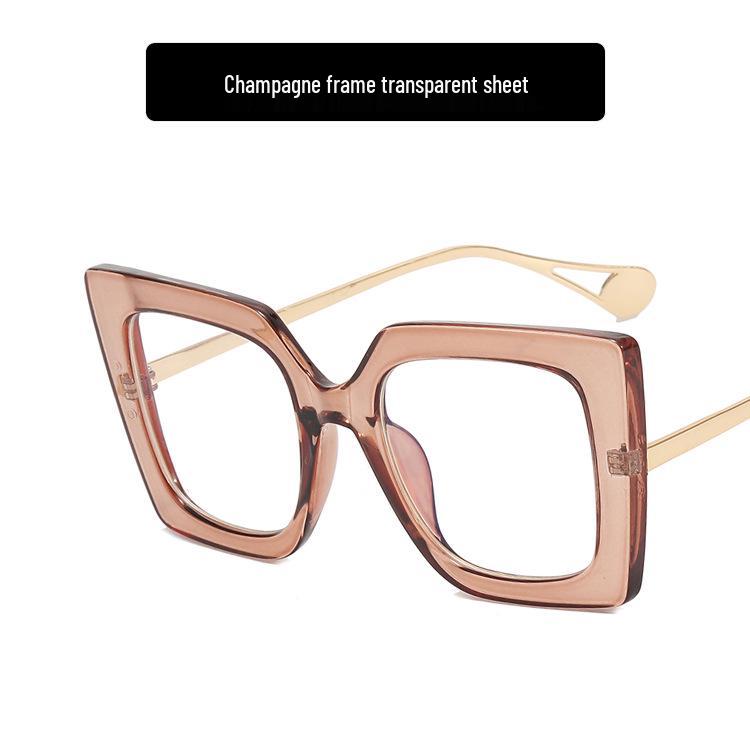 Kedun 2022 Fashion Square Blue Light Blocking Glasses – Stylish European-American Large Frame.