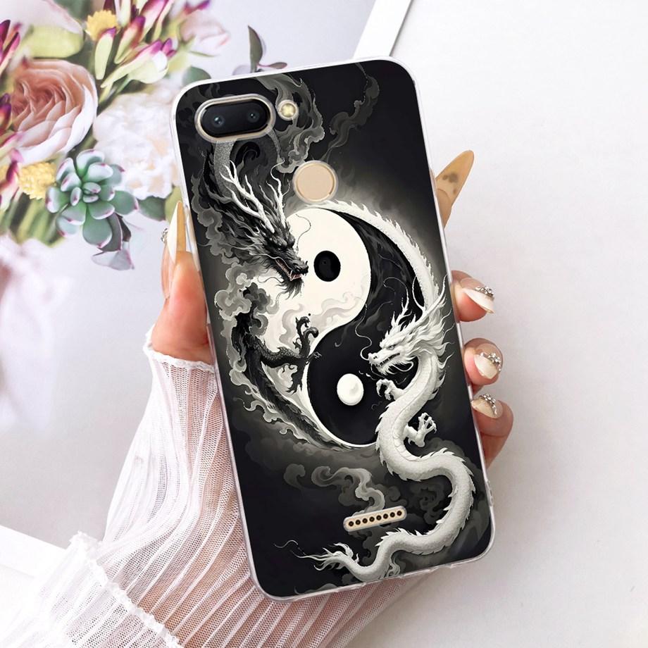 For Xiaomi Redmi 6 6a 6 Pro / Xiaomi Mi A2 Lite Phone Case Luxury Flower Butterfly Cartoon Bow Pattern Soft Silicone Back Cover