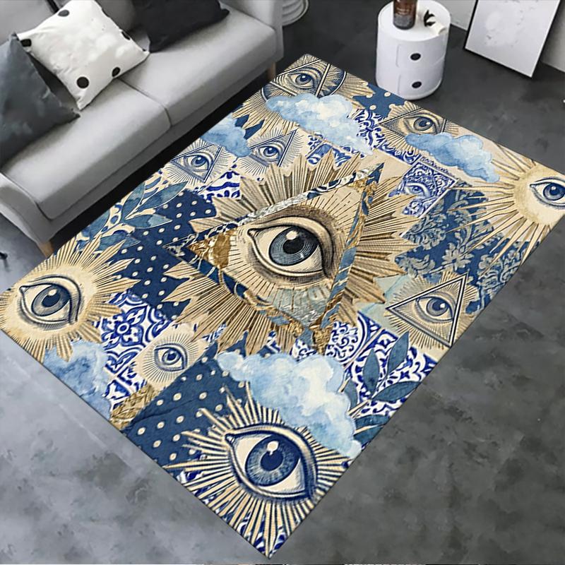 2025 New Knowing Eye Carpet Rug for Living Room Bedroom Home Sofa Decoration,Kids Play Non-slip Floor Mat136