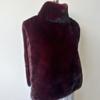 European & American Faux Mink Fur Vest: Women's Autumn/Winter Sleeveless Cape with Long Front & Short Back
