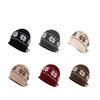 Wool Jacquard Knitted Hat Snowflake Warm Knitted Cap Retro Knitted Beanie Hat  Cold Weather