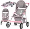 MalPlay Doll Stroller Folding Lightweight Stable Princess