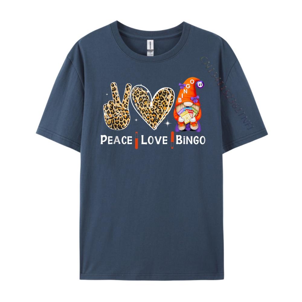 

Peace Love Bingo Oversized T Shirt Unisex TShirts Tshirt Loose Graphic Tees New Shirts And TShirts Luxury Clothing 4XL