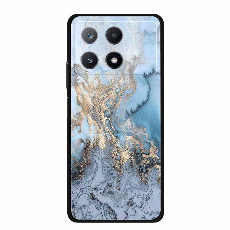 For Xiaomi Poco F8 Pro Case Gradient Marble Silicone TPU Soft Phone Case for Poco F8 Pro Pastel Back Cover Funda Poco F8 Pro 5G