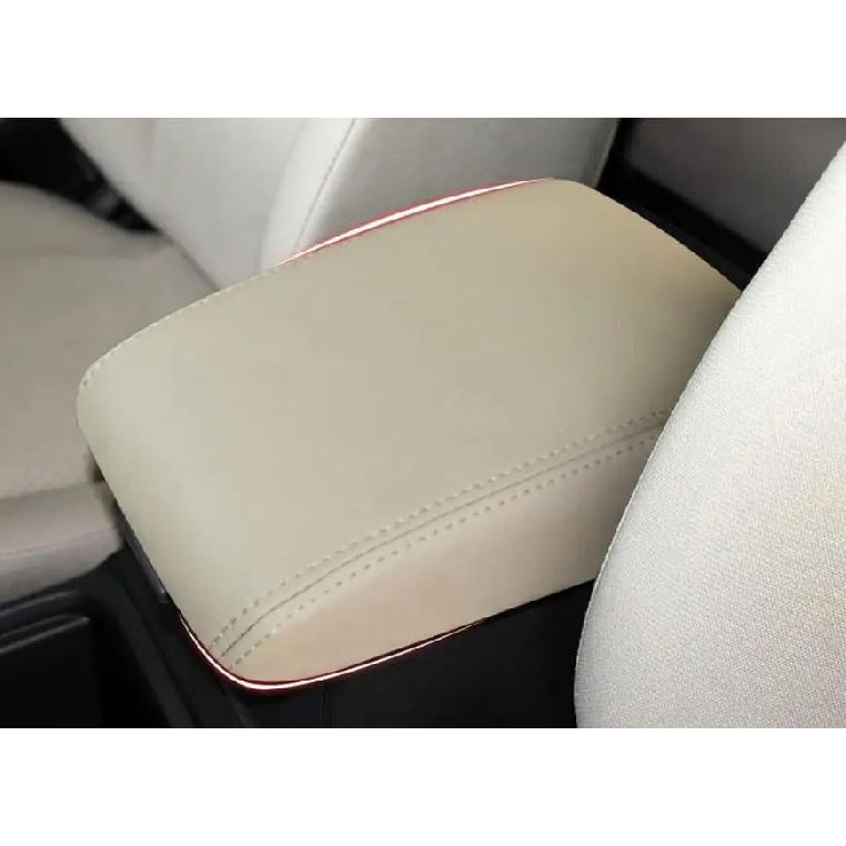

zied Microfibre Leather Center Armrest Cover For Honda CRV CR-V 2012 2013 2014 2015 2016 Car accessories interior бежевий