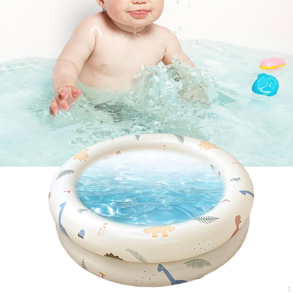 Cartoon Dinosaur Pool Baby Inflatable Swimming Round Children for Water Game Play Center
