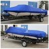 Motoforti 14-16ft 90" 300D Polyester Bootzeil Waterdicht Blauw V-romp Beschermer