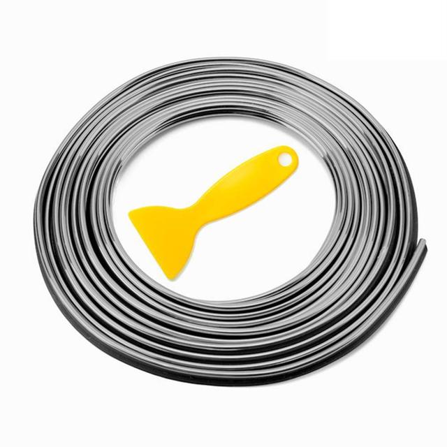 Car Interior Decorations Flexible Strips 5M/3M Auto Moulding Stickers Car Cover Trim for Dashboard Door Car Styling Modification