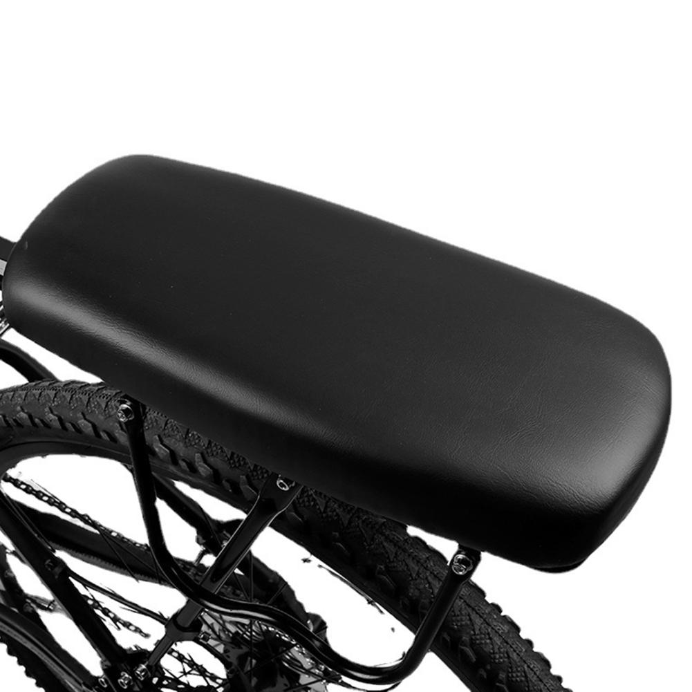 1 PC 6cm Bicycle Rear Saddle Thickened Pu Leather Shockproof Electric Bike Rear Seat Cover Bicycle Accessories
