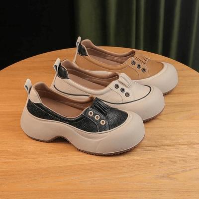 Zapatos Casuales Planos para Mujer Moda de Otoño Plataforma Zapatos Casuales Ligeros Cómodos Deportivos Estudiantes Transpirables Zapatos de Mujer