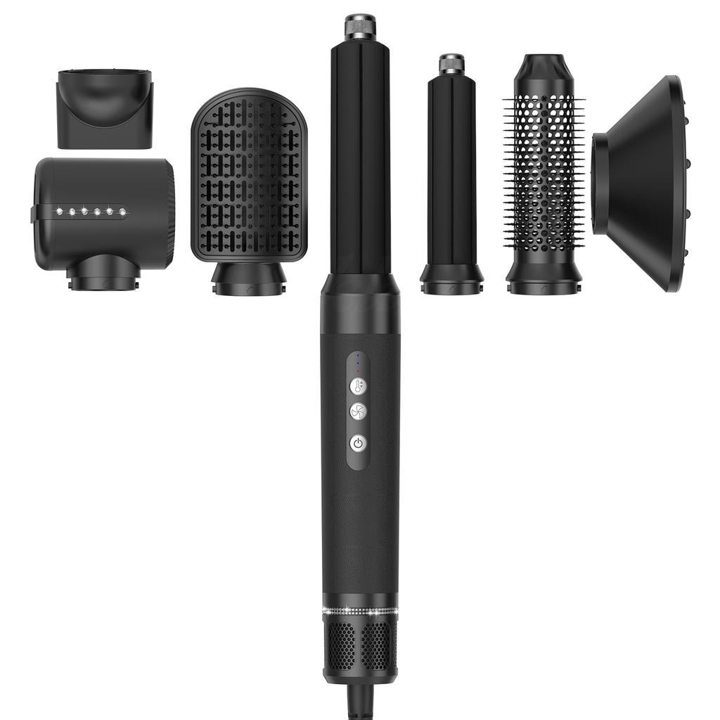 In Stock 7 In 1 Hair Styler High-Speed BLDC Professional Hot Air Brush Hair Dryer Multi-Function Replaceable Head