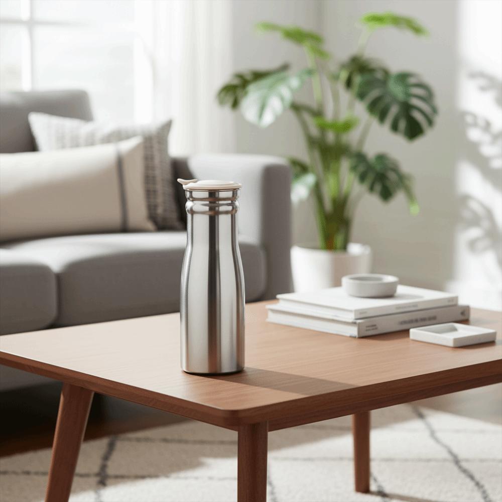 1L Stainless Steel Cold Kettle Leakproof Fruit Juice Pot Teapot Cold Water Jug Kitchen