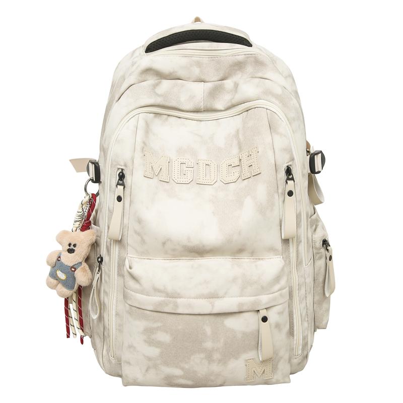 Schoolbag Multifunctional Wide Back Strap School Bag Junior High School Girls High School Boys Backpack College Student Travel Outdoor Backpack