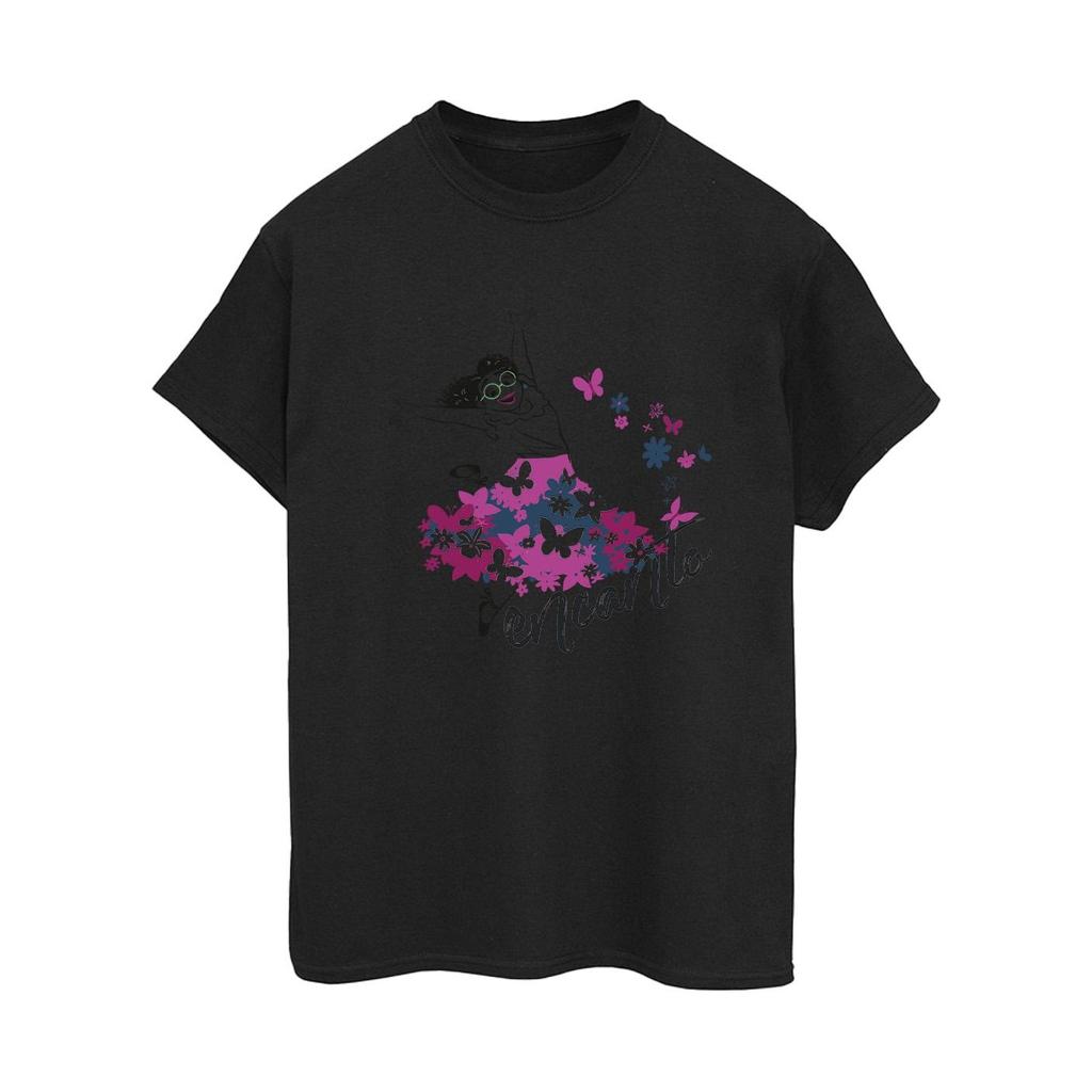 Disney Womens/Ladies Encanto Mirabel Flower Cotton Boyfriend T-Shirt