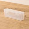 Plastic Pencil Case Buckled Stationery Box Waterproof Desktop Storage Box  Sundries