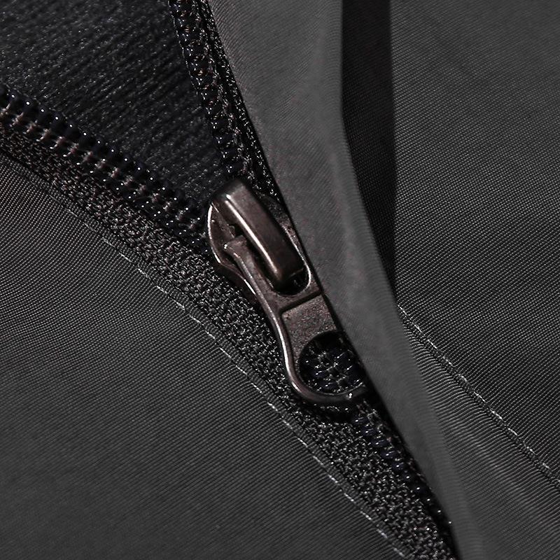 Spring Tooling Jacket Men's Casual Windproof Hooded Jacket Sports Solid Color Jacket