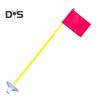 Golf Flag Nylon Golf Target Flag with Tube Mini Pin Flags Inserted Waterproof Putting Golf Flagstick for Indoor Outdoor Backyard Garden Yard