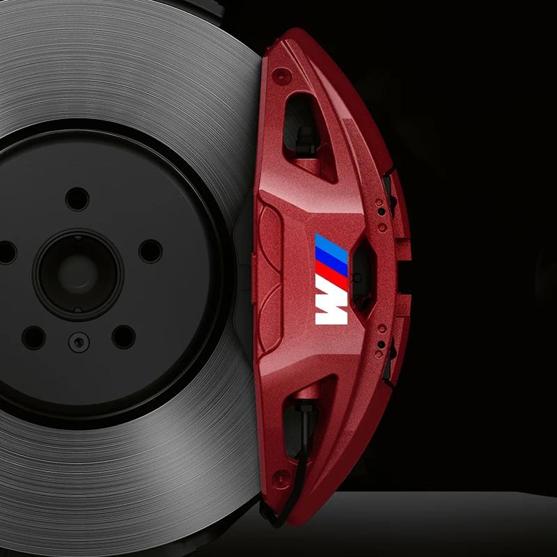 6KS Samolepka na brzdový třmen auta Žáruvzdorná 3D samolepka Nálepka Pro BMW M4 M8 Řady 5 E39 E60 E61 F10 F11 F07 G30 G31 G15 Z4 E89