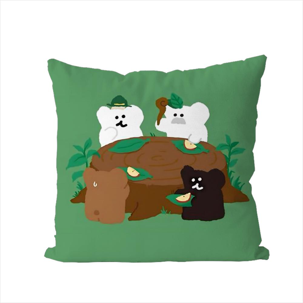 

DDinotaeng Pillow Case For Car Sofa Decorative Home Doublesided Print Plush Square Throw Pillow Cushion Cover 30x30cm