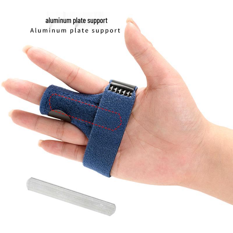 Detachable Finger and Toe Support Strap with Aluminum Plate for Dislocation and Protection
