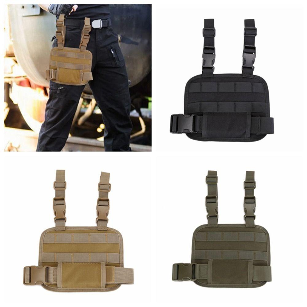 Adjustable Thigh Strap Pouch Quick Release Buckle Thigh Rig Panel Drop Leg Platform Men Male