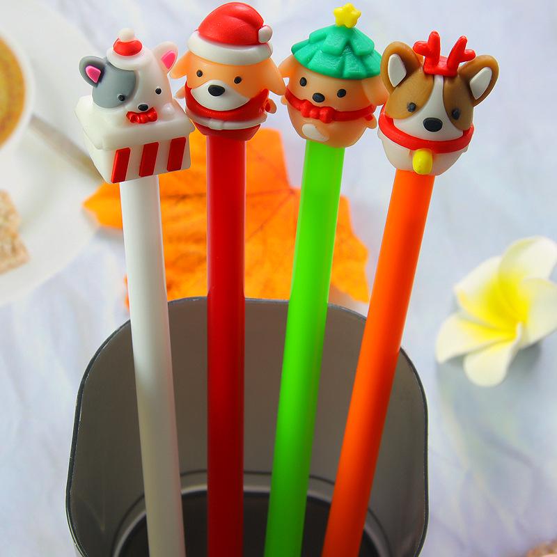 Colorful Christmas Ballpoint Pen - Creative, Multifunctional Stationery for Students & Office Use