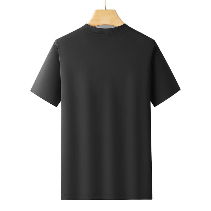 Men's Plus Size Casual Solid Color Crew Neck Short Sleeve Sweatshirt