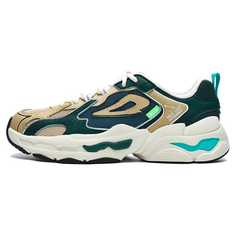 

New FILA Y2K Ms Cushioning Anti-Slip And Wear-Resistant Low-Top Casual Shoes Women s Blue Green Brown F12W312122FTA 38
