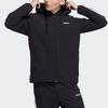 Adidas Neo Casual Sports Striped Hooded Windbreaker Jacket Men Outerwear Black H14196